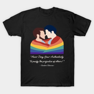 Authenticity: Gay Pride T-Shirt